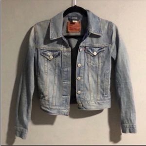 Levi’s Light Wash Denim Jacket with Light Distressing